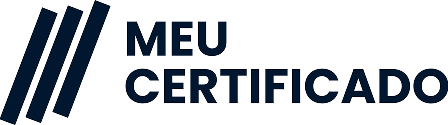 Logo meu certificado azul